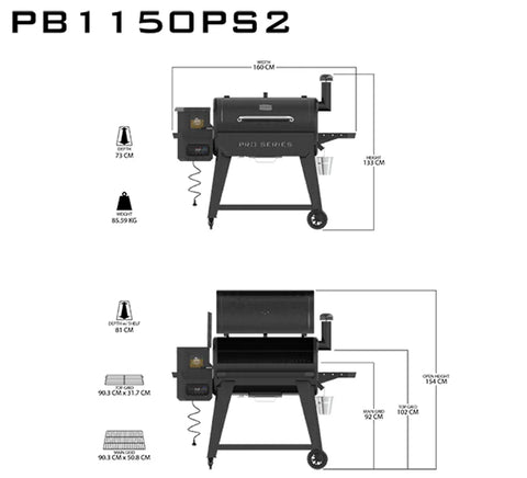 Pit Boss Pro Series 1150 Wood Pellet Grill